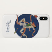  Sport, Tennis Spelt met Rackets Case-Mate iPhone Case (Achterkant (horizontaal))
