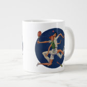  Sport, Tennis Spelt met Rackets Grote Koffiekop (Voorkant rechts)