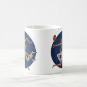  Sport, Tennis Spelt met Rackets Koffiemok (Center)