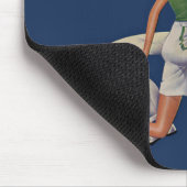  Sport, Tennis Spelt met Rackets Muismat (Hoek)