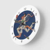  Sport, Tennis Spelt met Rackets Ronde Klok (Hoek)