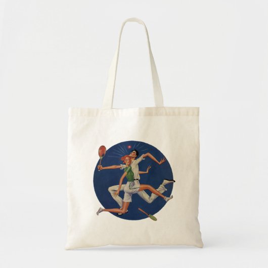  Sport, Tennis Spelt met Rackets Tote Bag (Voorkant)