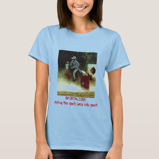 sport terug in de sport t-shirt (Voorkant)