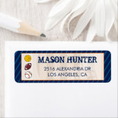 Sport Thema adres Mailing Labels (Insitu)