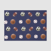 Sport Thema Cadeaupapier Tissuepapier (Voorkant)