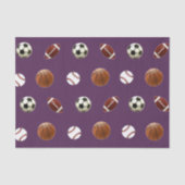 Sport Thema Cadeaupapier Tissuepapier (Voorkant)