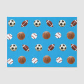 Sport Thema Gift Tissue Papier (Voorkant)