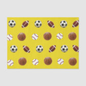 Sport Thema Gift Tissue Papier (Voorkant)