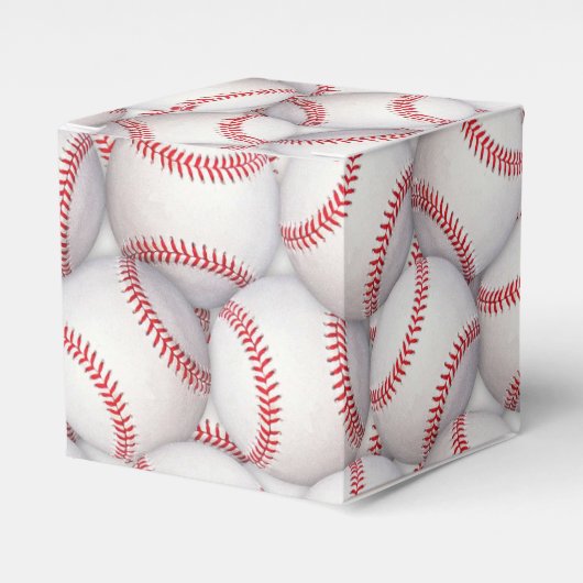 Sport Thema Honkbal Verjaardag Favoriet Dozen Bedankdoosjes (Voorkant Zijde)