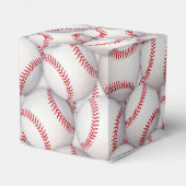 Sport Thema Honkbal Verjaardag Favoriet Dozen Bedankdoosjes (Achterkant)