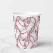 Sport Thema Honkbal Verjaardag Gift Bag Papieren Bekers (Rechts)