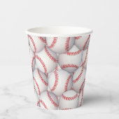 Sport Thema Honkbal Verjaardag Gift Bag Papieren Bekers (Voorkant)