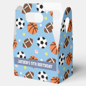 Sport Thema Jongens Verjaardagsfeestartikelen Bedankdoosjes (Geopend)