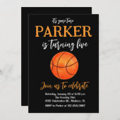 Sport Thema Spel Basketbal Verjaardag Kaart (Voorkant / Achterkant)