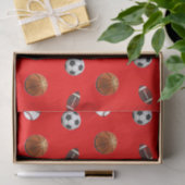 Sport Thema Tissuepapier (Geschenk)