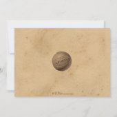  sport Ticket Birthday Invite - Basketball Kaart (Achterkant)