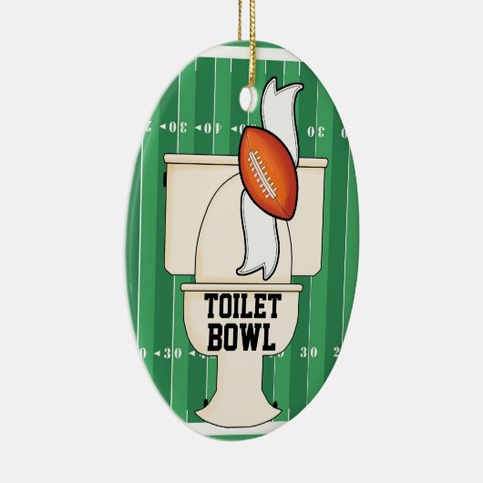 Sport - Toilet BOWL Keramisch Ornament (Rechts)