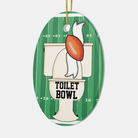 Sport - Toilet BOWL Keramisch Ornament (Links)