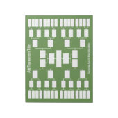 Sport Tournament Bracket - 32 teams Notitieblok (Linkerzijde)