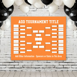 Sport Tournament Bracket Poster