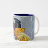 Sport Tweekleurige Koffiemok (Voorkant rechts)