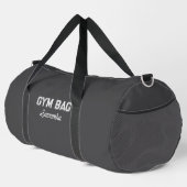Sport Typografie Gym Bag Custom Naam Plunjezak (Rechterhoek)