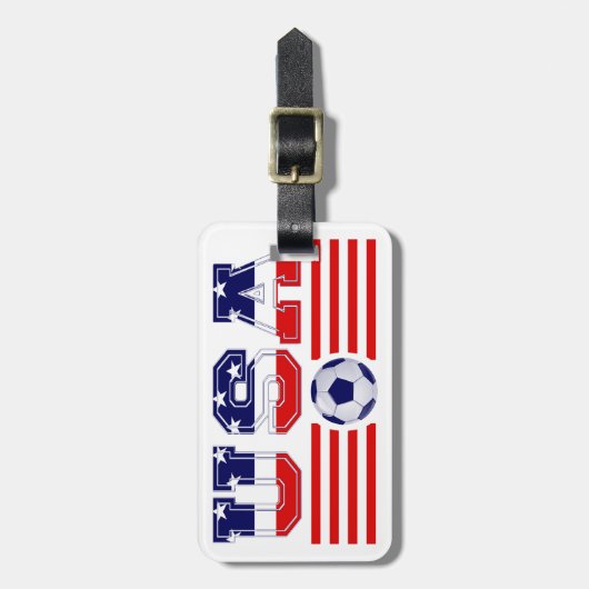 Sport U.S.A SOCCER Bagagelabel (Voorkant verticaal)