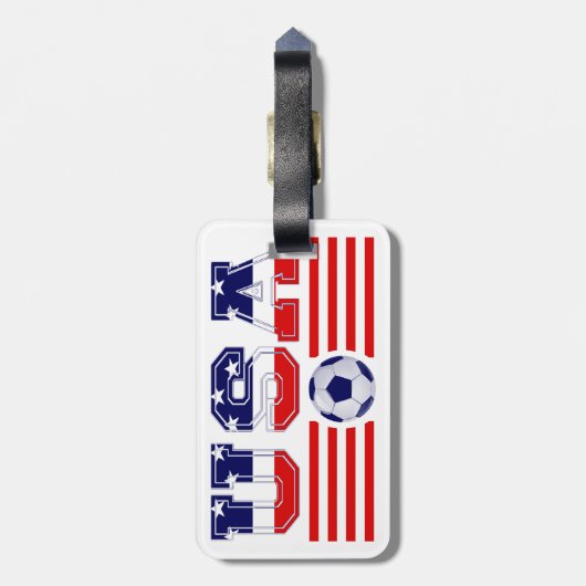Sport U.S.A SOCCER Bagagelabel (Achterkant verticaal)