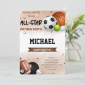 Sport Uitnodigingen (Staand voorkant)