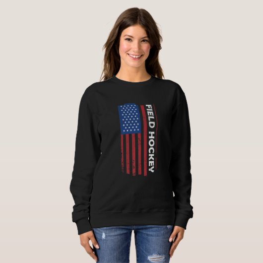 Sport Us Flag Field Hockey Premium_2 Trui (Voorkant volledig)