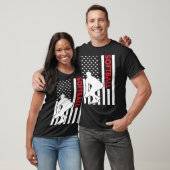Sport Us Flag Softball T-shirt (Unisex)