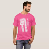 Sport Us Flag Taekwondo T-shirt (Voorkant volledig)