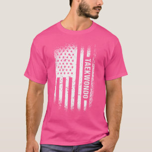 Sport Us Flag Taekwondo T-shirt