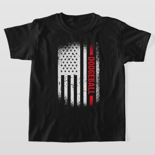 Sport US Vlag Dodgeball 2 T-shirt (Laagn)