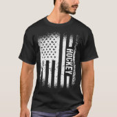 Sport US vlag hockey 1 T-shirt (Voorkant)