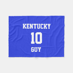 Sport uw eigen palinenblauw fleece deken