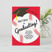 Sport van de Baseball GraduPartij Kaart (Staand voorkant)