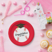 Sport van de Baseball GraduPartij Papieren Bordje (Feest)