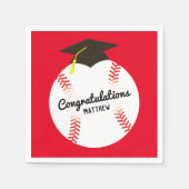 Sport van de Baseball GraduPartij Servet (Voorkant)