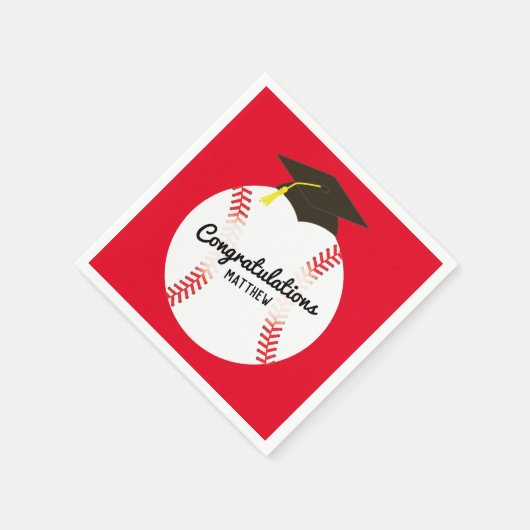 Sport van de Baseball GraduPartij Servet (Hoek)