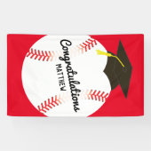 Sport van de Baseball GraduPartij Spandoek (Horizontaal)