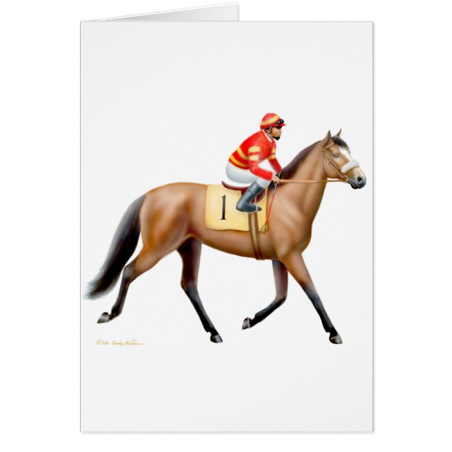 Sport van de Kings Racehorse card (Voorkant)