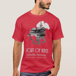 Sport van de paardensport van Kings Horse Racing E T-shirt