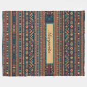 Sport van het zuidwesten, op maat fleece deken (Voorkant (Horizontaal))