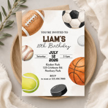 Sport Verjaardag | All Sports Bal Verjaardagsfeest