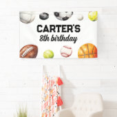 Sport Verjaardag Banner Achtergrond (Insitu)