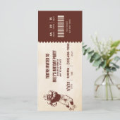 Sport verjaardag uitnodiging (Staand voorkant)