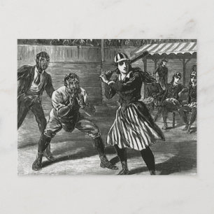  sport, Victoriaans honkbalteams voor vrouwen Briefkaart