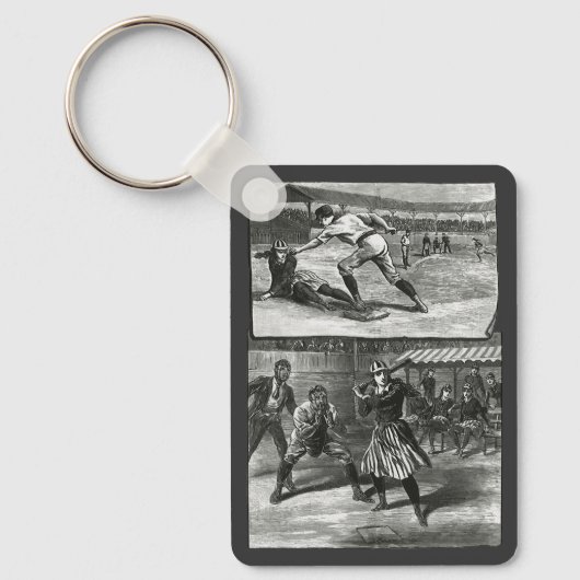  sport, Victoriaans honkbalteams voor vrouwen Sleutelhanger (Voorkant)