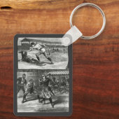  sport, Victoriaans honkbalteams voor vrouwen Sleutelhanger (Achterkant)